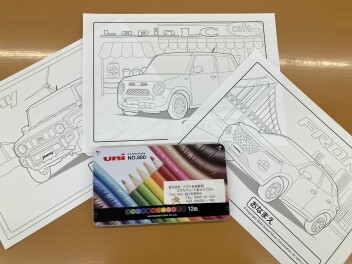 スズキの塗り絵、ご存知ですか？？